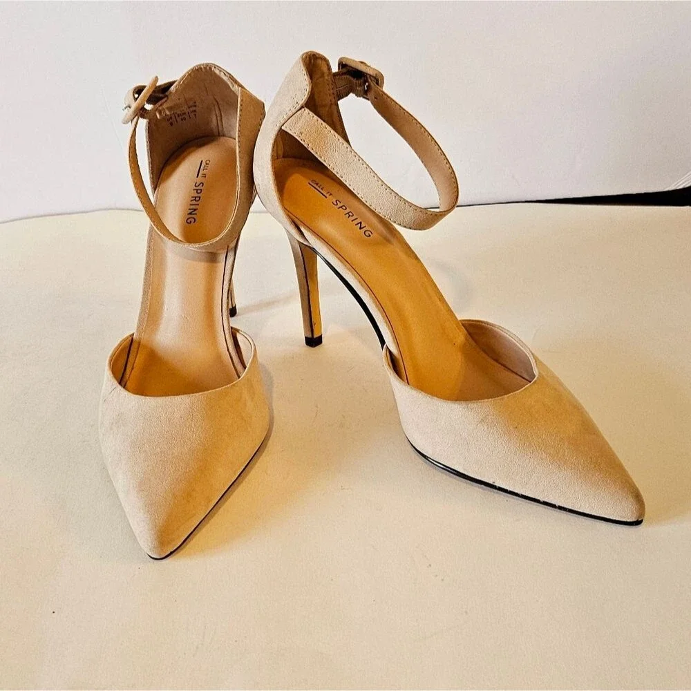 Call It Spring Women's Tan Heels - Picture 5 of 11
